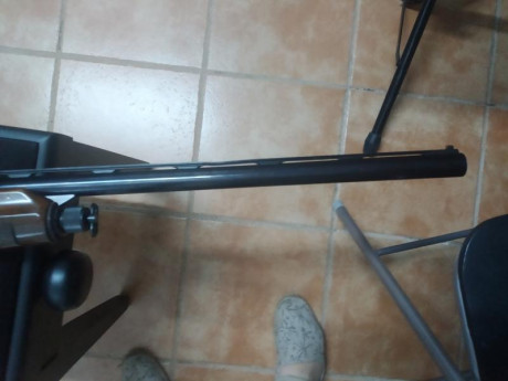 Se vende escopeta semiautomática beretta 303 con sus 5 boquillas intercambiables, llave, funda...

cañón 22