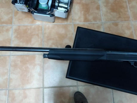 Se vende Benelli 121 con cañón Saint Etienne de 70 cm, ánima 18.3 con choke fijo de **. Culata y guardamanos 10