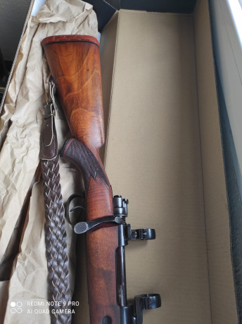 Todo un clásico, el arma está dotada de bases Suhler y alza de librillo. Fabricado en 1959, utilizado 30