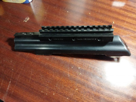 Vendo teja intercambiables para rifle semiautomático molot llevá incorporado base Weber para visor
Sólo 02