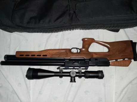 Buenas a todos, por falta de un compañero se vende esta carabina PCP de sobra conocida, esta como nueva 00