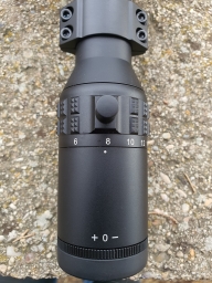 En venta visor como nuevo. Usado en pocas tiradas de HFT, montado en carabina ANSCHUTZ PCP.
Es un 4-16/50 40