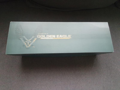 VENDIDO.

Vendo visor Vortex Golden Eagle, segundo plano focal, 15-60x52. Tubo 30mm.  Comprado hace apenas 02
