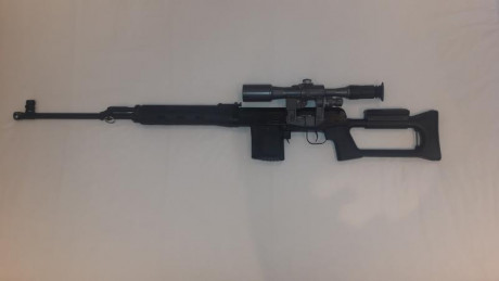 VENDIDO Izmash Tigr (Versión civil del SVD Dragunov). Calibre .307 (y por supuesto .308). Cañón largo. 01