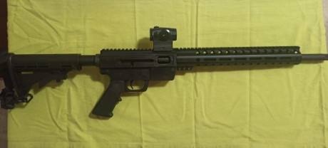 Retomo venta rifle



 Rifle/Carabina JRC calibre 9mm M Lock parebellum, único propietario, comprada nueva 01