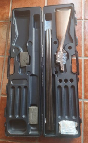 Marca AYA
Calibre 12
Cañón de 71 cm
2 gatillos
Expulsora
Platina desmontable
Primer gatillo articulado
Culata 02