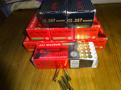 Muy buenas.
Vendidas las 500 vainas Geco del .357 con 1 tiro, pulidas y en sus cajas originales.
75 euros 00