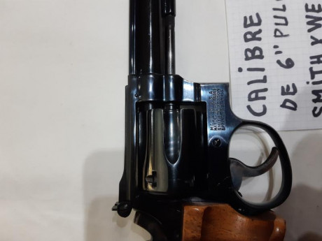 VENDO REVOLVER SMITH Y WESSON K17 DEL 22 DE 6" PULGADAS CON DOS EMPUÑADURAS GUIADO EN F EN PERFECTAS 101