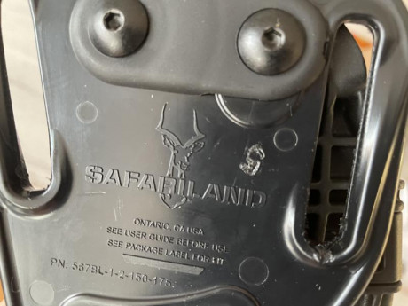 V E N D I D A Fuera del foro.
Se vende funda Safariland 7377  más la pala safariland que hace fácil el 11