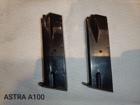 Vendo 2 cargadores de pistola Astra A100 de 9mm.
Están en Guipúzcoa.
60 euros portes incluidos a la península.


 00