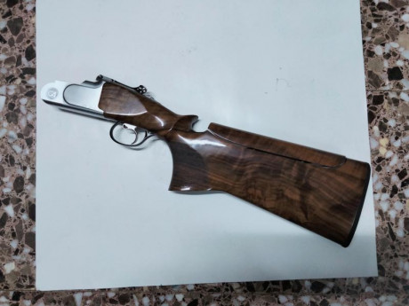 Escopeta Gamba Montreal Trap, cañones acero Bohler, chokes 1/2, cañones de 75 cm. Casette disparo extraible. 02