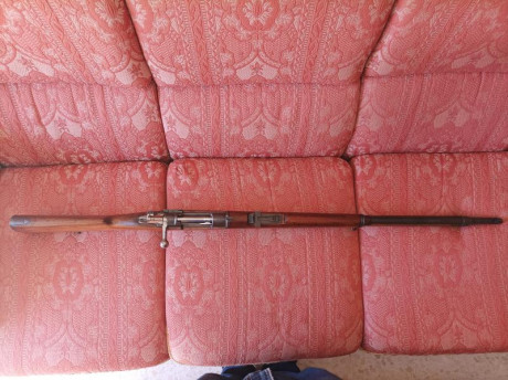 Hola a todos.
Vendo mi Mauser Chileno 1895 en 7,62 o .308. fabricado en Alemania.
El fusil está en muy 01