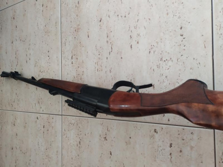 Vendo por no usar, rifle monotiro Baikal cal. 308 win. con muy poco uso. Disparador suavizado, carril 02