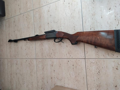 Vendo por no usar, rifle monotiro Baikal cal. 308 win. con muy poco uso. Disparador suavizado, carril 01
