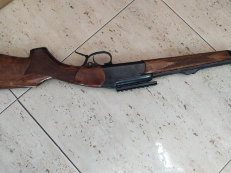 Vendo por no usar, rifle monotiro Baikal cal. 308 win. con muy poco uso. Disparador suavizado, carril 00