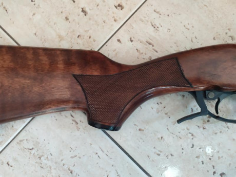 Vendo por no usar, rifle monotiro Baikal cal. 308 win. con muy poco uso. Disparador suavizado, carril 10