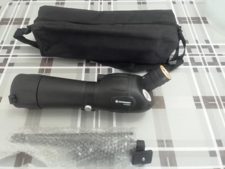 Vendo telescopio Bresser 20-60x60 lo compré en una tienda de telescopios, usado una sola vez ya que en 00