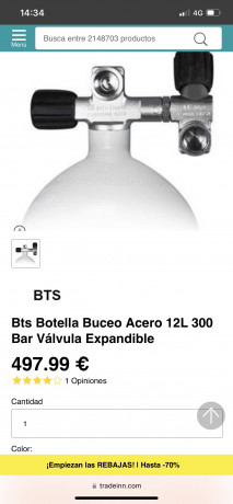 Buenas tardes alguien puede mandar el enlace de la página donde habéis comprado botellas de buceo. La 30