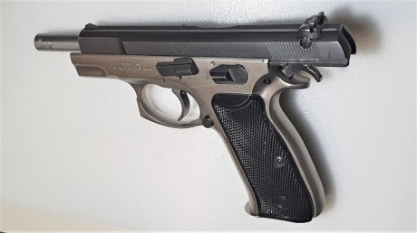 Vendo CZ85 duotone con equipamiento extra de recambios

El arma tiene la doble acción desactivada para 10