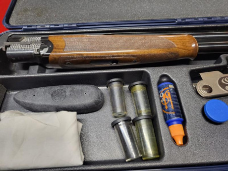 Hola a todos.

Beretta 686 E con Chokes intercambiables (entrego los tres que vienen con el arma mas 6 20