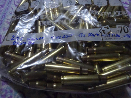 Muy buenas.
Vendidas las 205 vainas marca Cineshot by RWS del calibre 8X57JS, 1 tiro, Tumbler, conservan 02