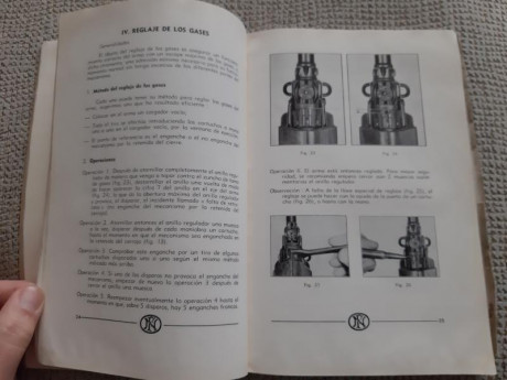 Manual de la empresa FN Herstal de Belgica para el fusil FN FAL. de Calibre 7,62. 128pp y dos desplegables. 02