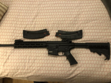 Vendo carabina semiautomática SMITH&WESSON M&P 15-22 SPORT nueva a estrenar, comprada en mayo, 02