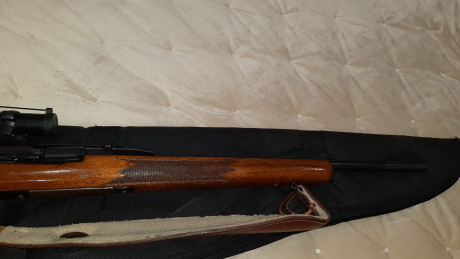 Hola. vendo Rifle HK.940. Calibre 30.06...cañon corto.mas punto rojo Bushnell. Esta en muy buenas condiciones. 01