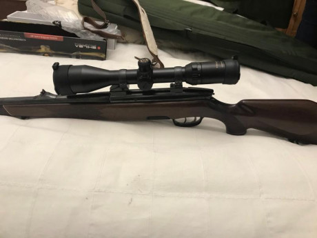 Hola a todos. Pongo a la venta el rifle que veis en el titulo vendo dicho rifle con gatillo al pelo y 01