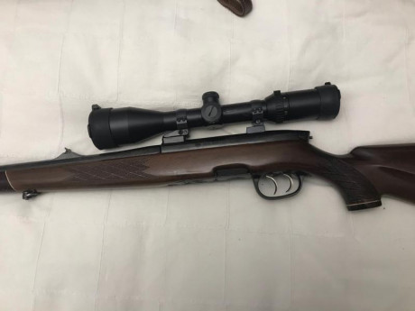 Hola a todos. Pongo a la venta el rifle que veis en el titulo vendo dicho rifle con gatillo al pelo y 00