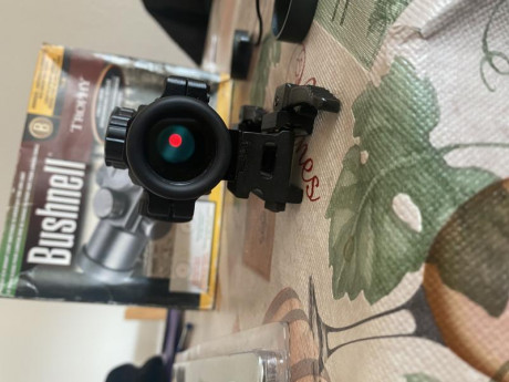 Tubo de 30mm de diámetro. Vendido

Características técnicas del Visor punto rojo BUSHNELL TROPHY 1x28 11