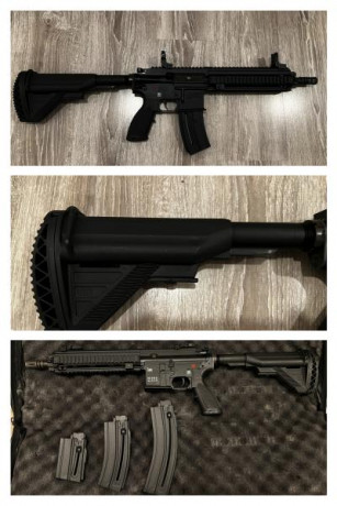 VENDIDA!!!



Vendo carabina HK416 del calibre 22 como nueva!!

Solo se ha probado en el club de tiro.
La 02