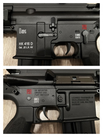 VENDIDA!!!



Vendo carabina HK416 del calibre 22 como nueva!!

Solo se ha probado en el club de tiro.
La 00