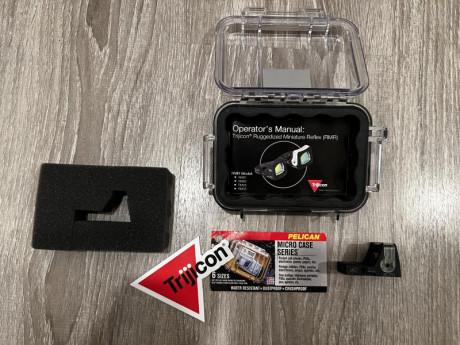VENDIDO!!


Vendo visor mira punto rojo Trijicon RMR RM03 13 Moa Dual Illuminated Nuevo!!
Procedente de 00