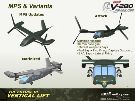 El ejercito de Estados Unidos ha seleccionado al Bell V-280 Valor de Textron despues de lanzar el programa 00