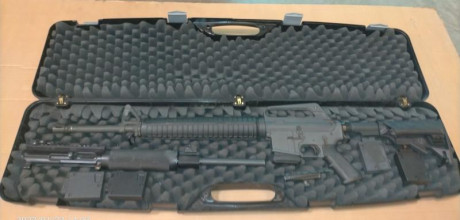 Hola,

Como digo en el anuncio, VENDO COLT AR-15 A2 cal .222 + kit conversión .22 ADCO.

El motivo de 02