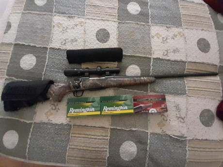 Vendo Winchester xpr modelo mobucc calibre 338 w.m.,con cañon roscado ,en perfecto estado ,ha tirado 2 02