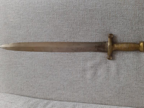 Machete para tropa de a pie fabricado en París en el siglo XIX. Se trata de una pieza antigua en muy buen 00