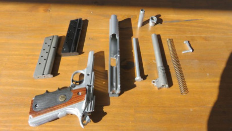 Vendo mi pistola STI TROJAN 6" INOX en perfectas condiciones va de lujo con su maletin original sus 30