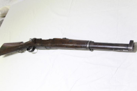 Vendo tercerola Mauser 7 mm. Madera por restaurar, lijar y darle el acabado que se quiera, aceite de linaza 30