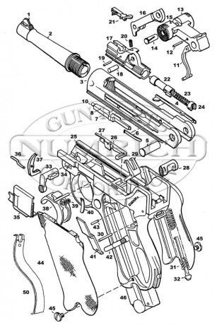 Iniciaremos con una artilleria Erfurt 1914, para continuar con una Mauser Original 4 pulgadas fabricada 50