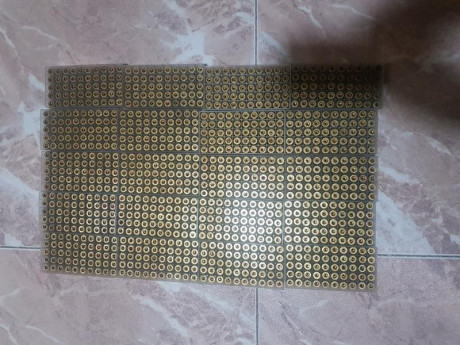 Vendo 1000 vainas de 9 m/m de un solo disparo, desenpistonadas y recalibradas 50 euros mas portes.
 Las 00