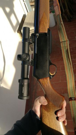 Impecable BROWNING BAR 30 06 con monturas APEL y visor ZEISS DIAVARI 1,1x4x24. El visor se envía en funda 01
