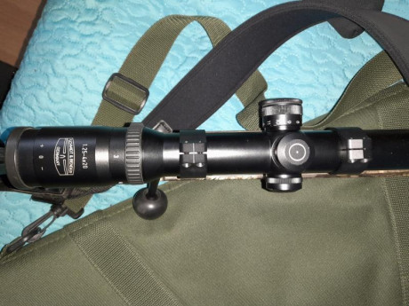 Vendo Schmidt & Bender 1,25-4x20 reticula 4 ,iluminado con 11 intensidades ,se ve a plena luz del 21
