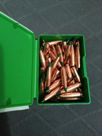 Vendo dos lotes calibre 30 de 90 puntas cada uno 
Hornady eld macht 60€
Sierra tmk macthking.    60€ 

 02