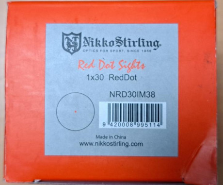 Vendo Red Dot Nikko Stirling.
30 € portes incluidos Península. 00
