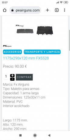 Vendo mi maletín rígido de la marca FX
Es el modelo largo . Las medidas están en una de las fotos 
Gastos 00