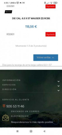 Dies nuevos a estrenar
Rcbs 50