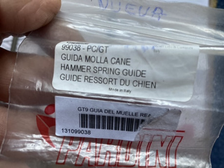 Amortiguador //Shock absorber // pardini gt9 5
Muelles recuperadores de diferentes durezas 
Guia del muelle 01