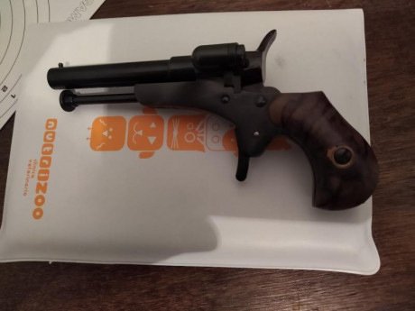 SE VENDE PISTOLA PEDERSOLI DERRINGER 209 EN PERFECTO ESTADO POR 200€, PRÁCTICAMENTE SIN USAR. 01